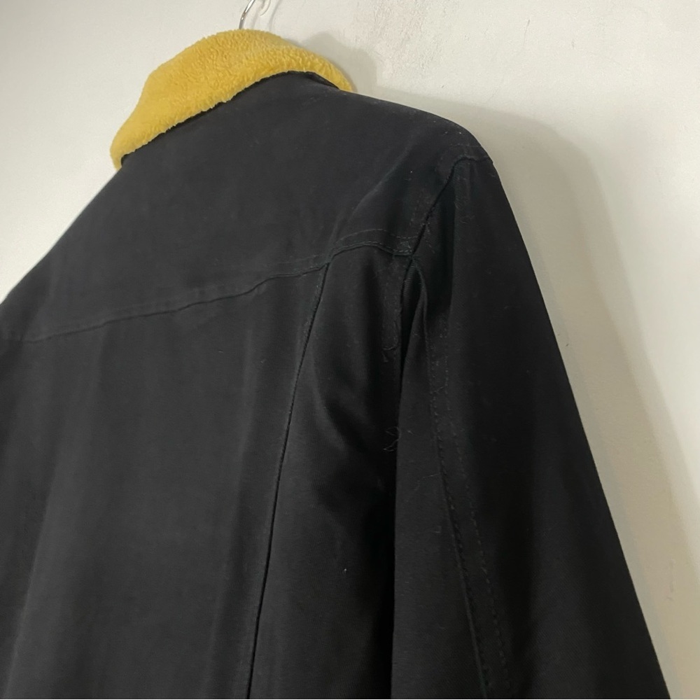 SERREMO Everest Yellow Fleece Lining Black Jacket - Picture 7 of 10
